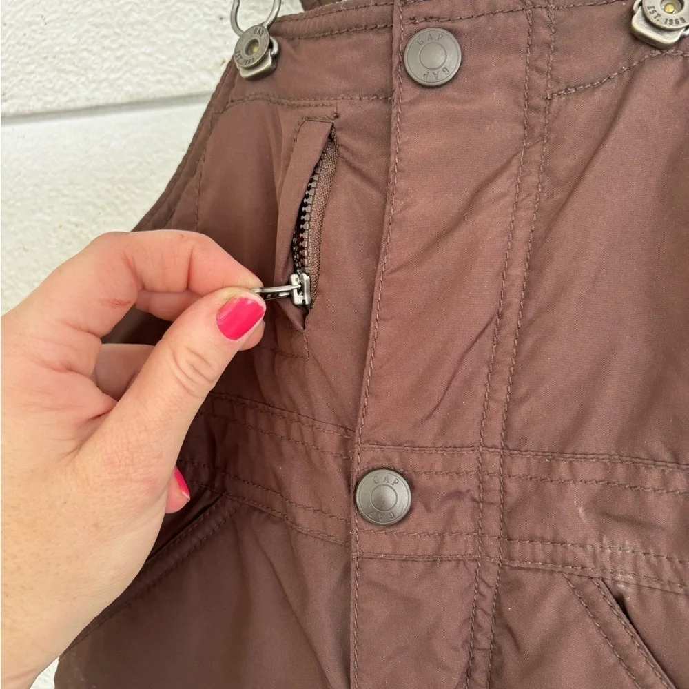 GAP Brown Overalls Adjustable Straps Water-Resistant